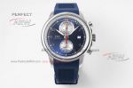 Perfect replica IWC Portuguese IW390704 blue dial rubber strap 